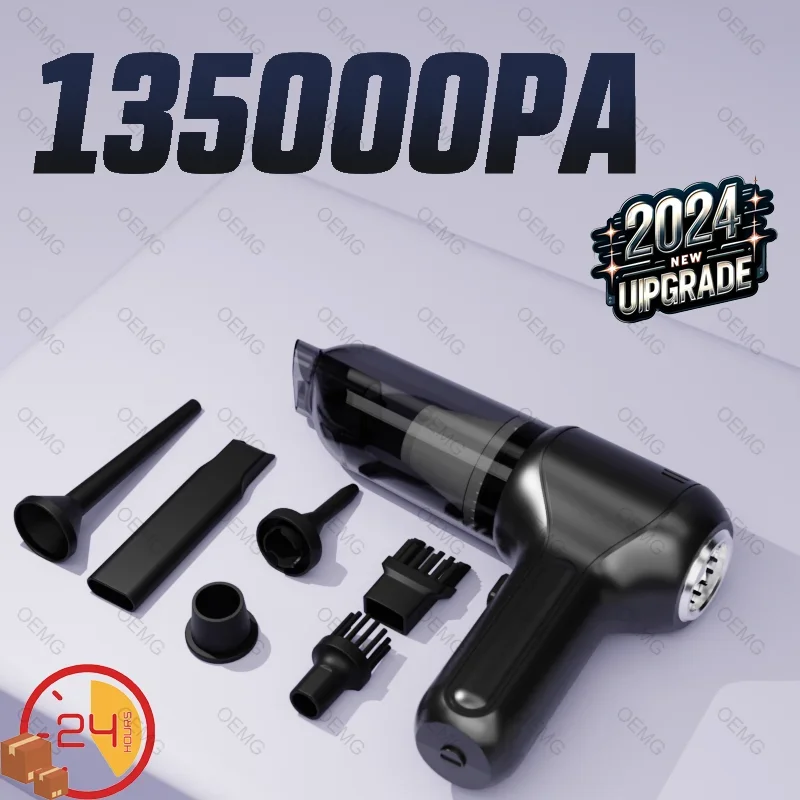 

Беспроводной автомобильный мини-пылесос, 135000 Па