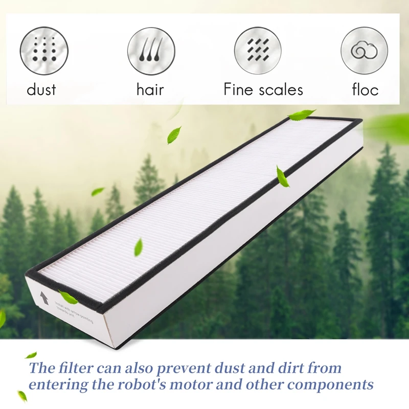 لـ Germguardian FLT5000، FLT5111، AC5000E، AC5250PT، AC5350B، CDAP5500، أسود + ديكر BXAP250 جزء مرشح المكانس الروبوتية