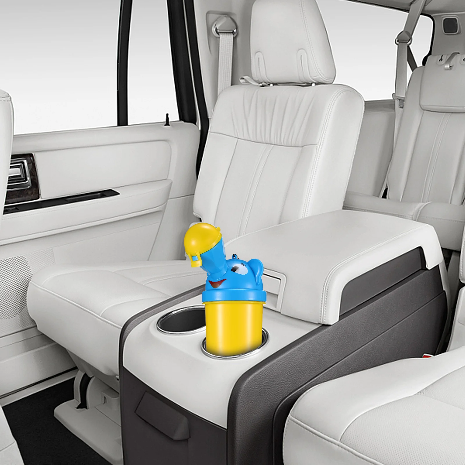 نونية محمولة للأطفال الصغار أثناء السفر، مبولة في الهواء الطلق، مرحاض الطوارئ، مدرب تبول الطفل، مادة ABS المدمجة المقاومة للتسرب #5