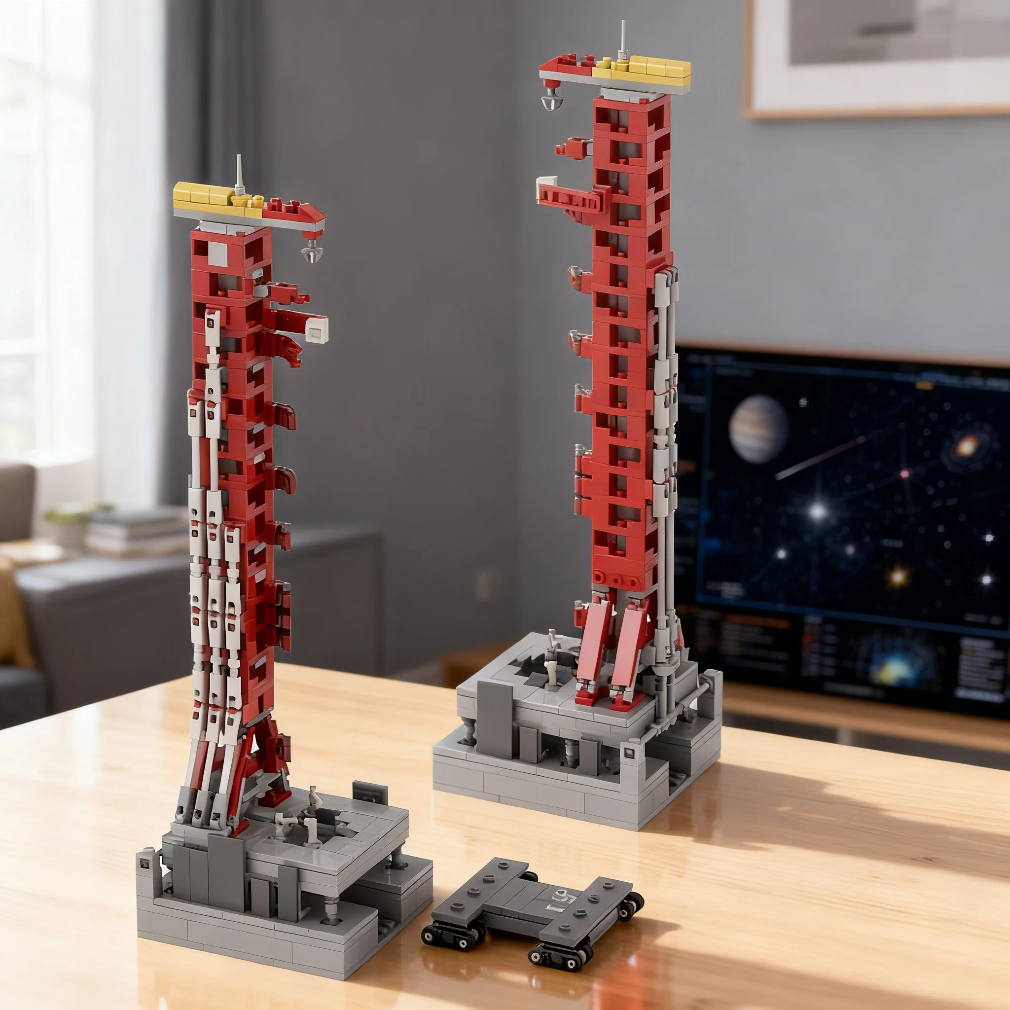 510pcs MOC Space 1 440 Scale Apollo Era Pad 39A Model Toys Building Blocks Architecture Christmas Gift Birthday Assemble Craft