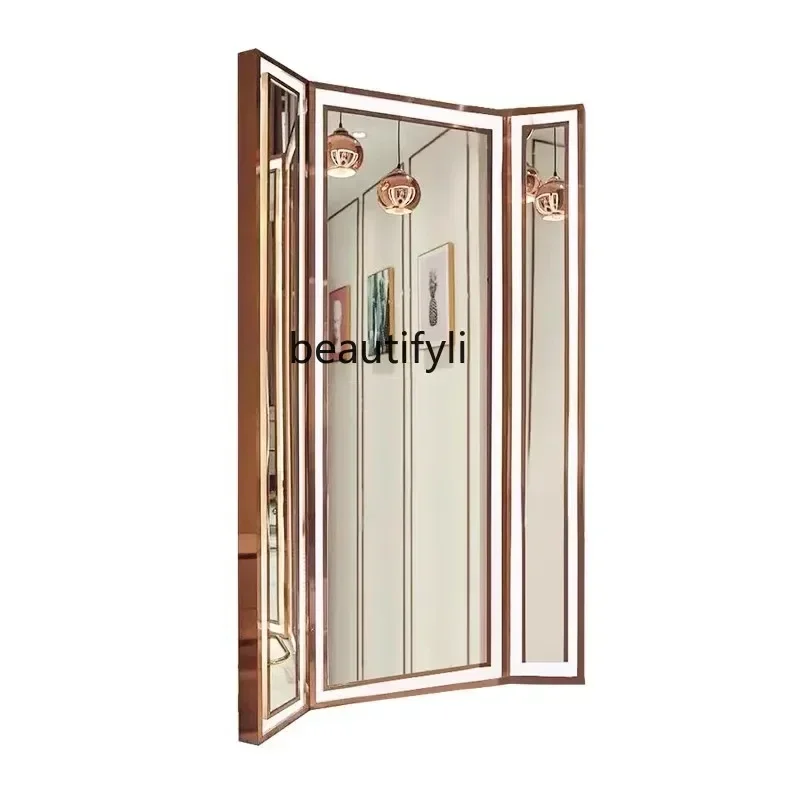 

Barber shop, hairdressing, hairdressing salon special barber shop mirror, lamp mirror table