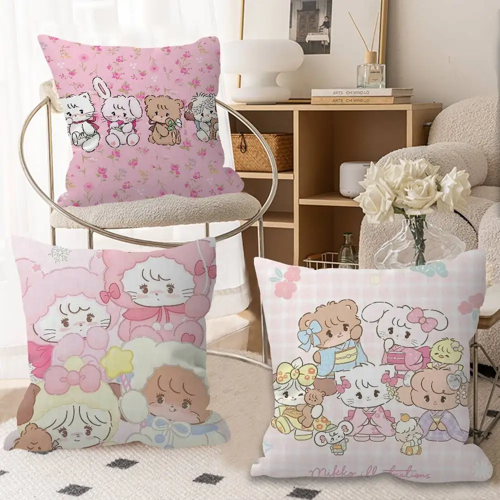 mikko Illustrations pop M-Mikko Personalized picture text home decorative pillows Household Gifts 45x45cm