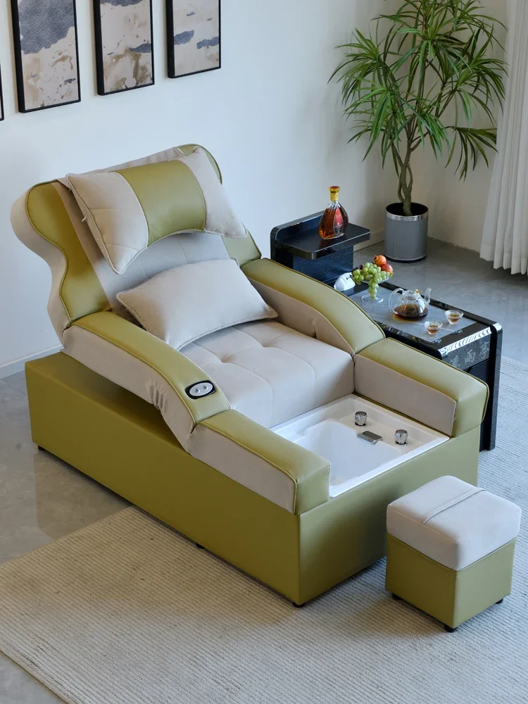 electric integrated massage bed, bath rest, sauna reclining chair, foot bath sofa chair