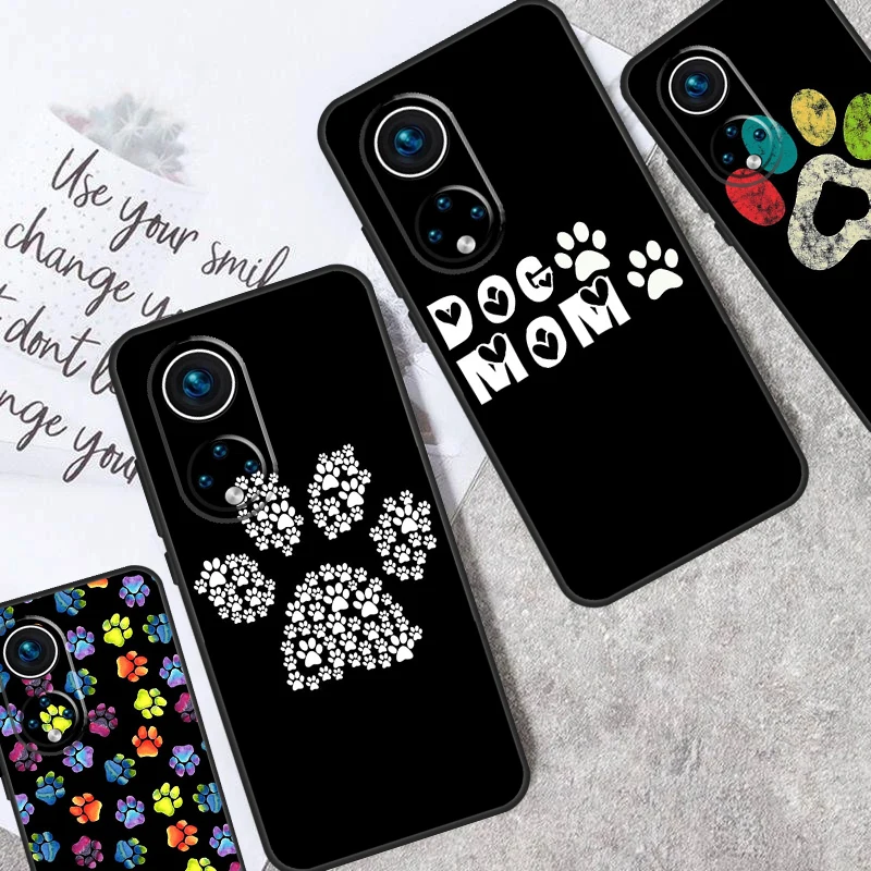 Dog foot Paw Colorful Pattern For Honor X8a X9a X8b X9b X6a X7a X6 X7 X8 X9 Honor Magic 5 Lite 50 70 90 Magic 6 Pro Case