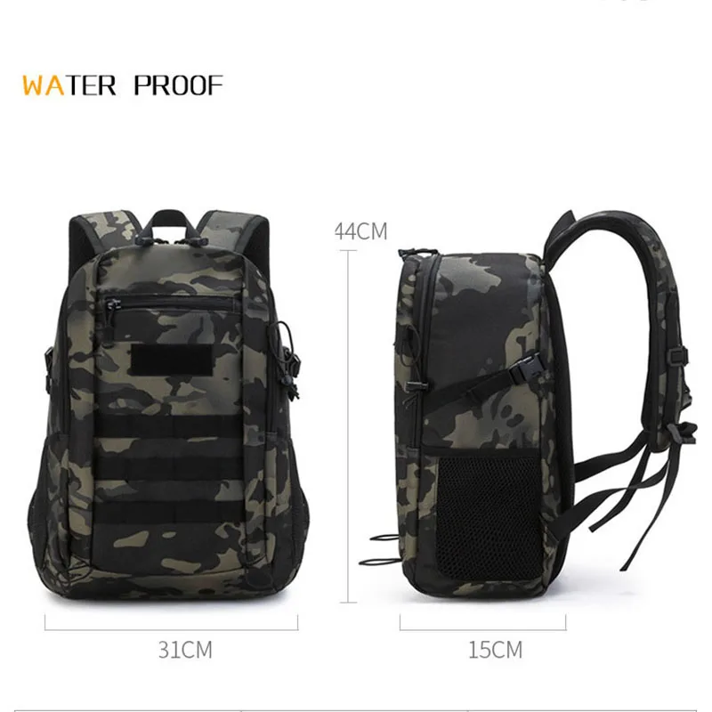 Imagem -03 - Mochila de Lazer Camuflagem Exterior de Grande Capacidade Mochila de Viagem e Montanhismo para Homens e Mulheres