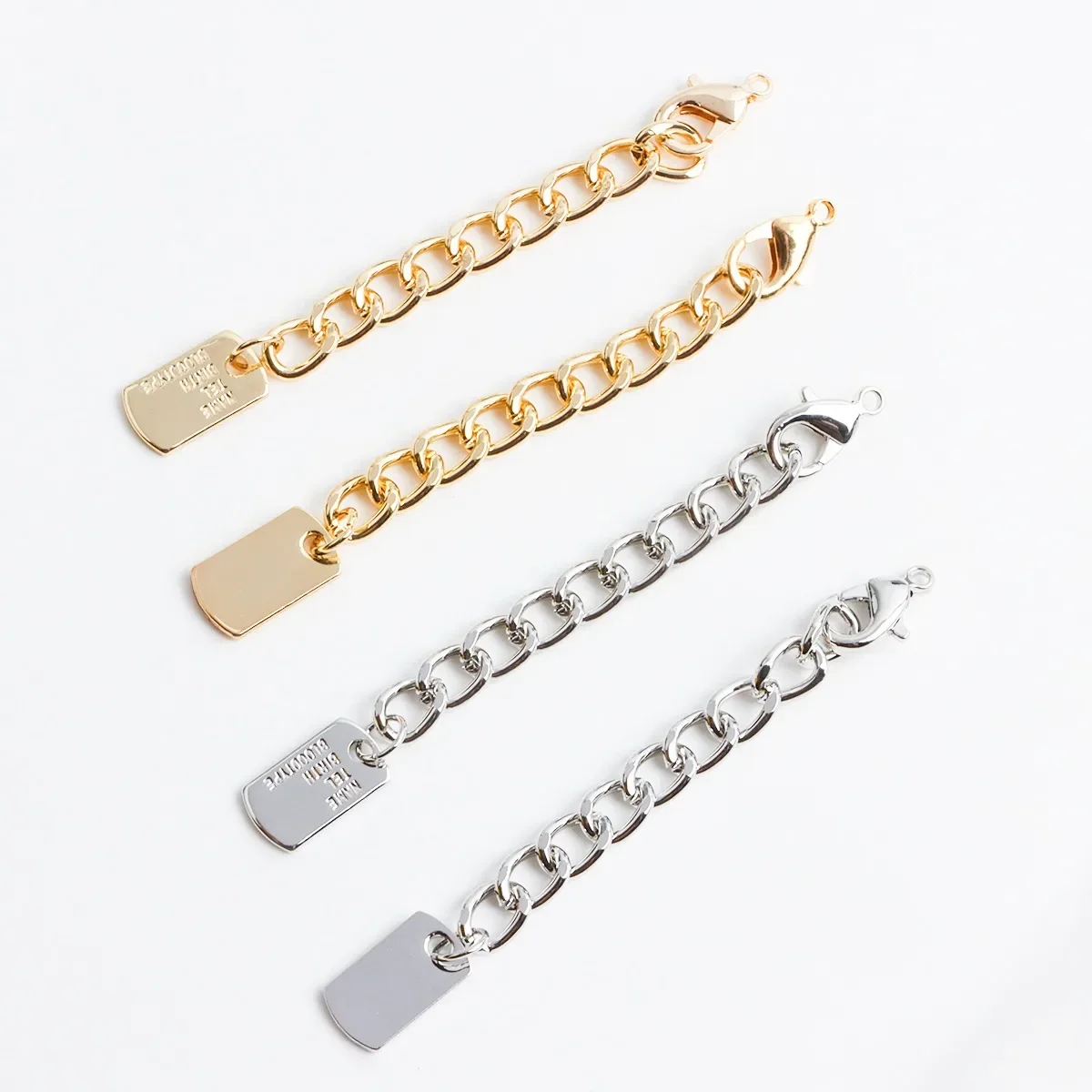 18K Real Gold-plated Lobster Buckle Flower O-shaped Extension Chain Necklace Bracelet Connecting Buckle DIY Material Accessories