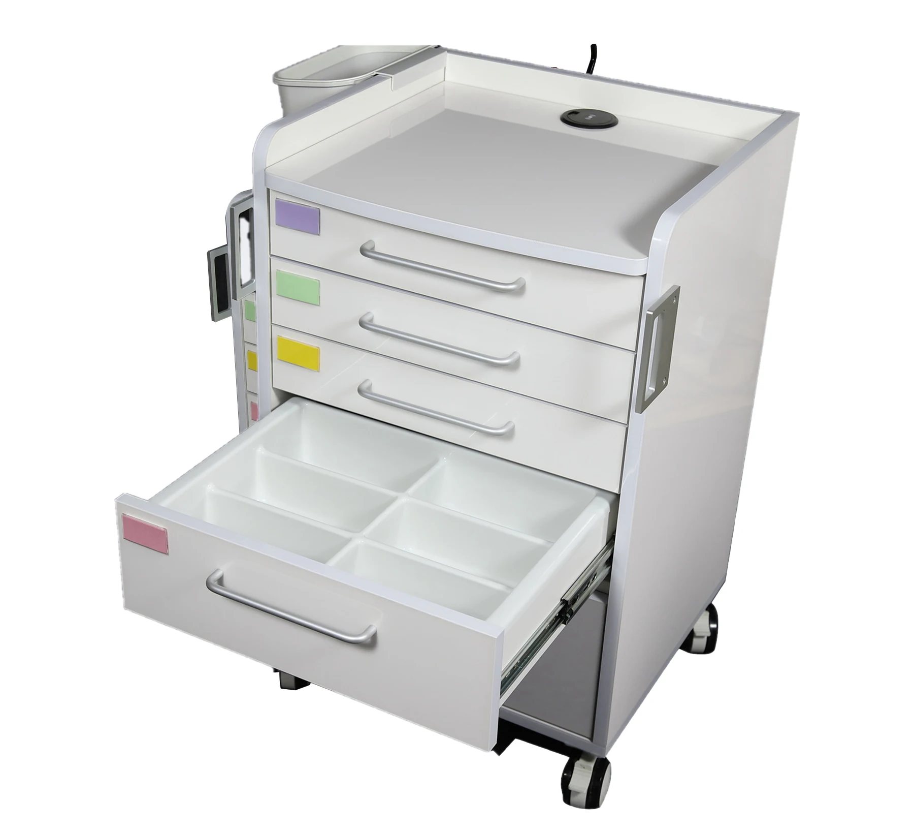Color Customized Medical Dental Trolley Cabinet Clinic Use