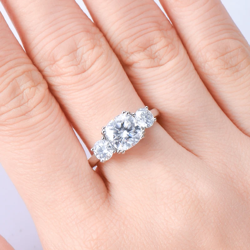 

Ehhai GRA Certified 3.5CT Moissanite Wedding Ring for Women Real 925 Sterling Silver Engagement Rings Fine Jewelry Gifts anillos