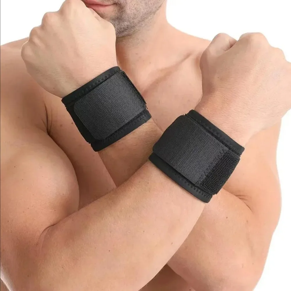 Wrist Support Brace Stabilizer Adjustable Wrist Bandages Protector Left/Right Hand Wraps Fitness Office Pain Relief