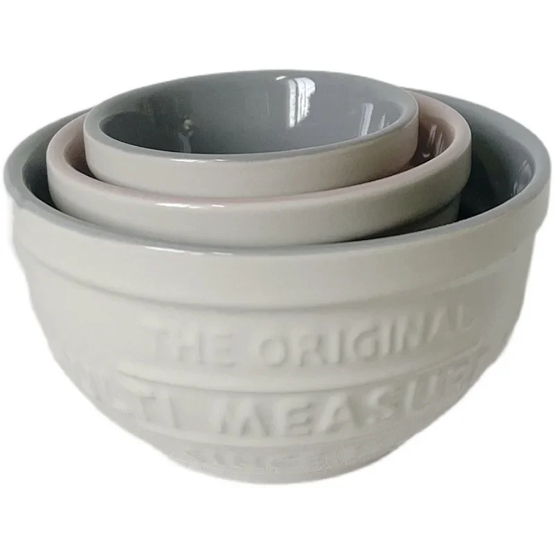 Veteran ceramic baking supplies, set cup cooking measuring bowl kitchen utensils storage bucket