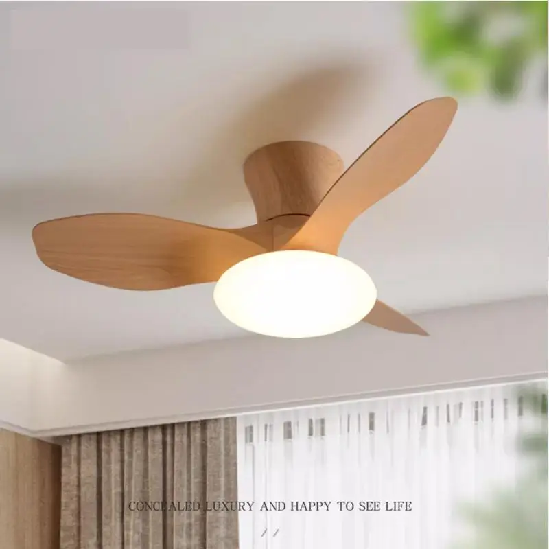 32 Inch Led Ceiling Fan With Lights For Living Room 22 Inch Ventilateur De Plafon Bedroom Cooling Fan Lamp Dining Fixture