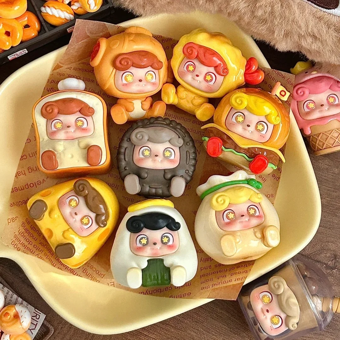 

Подлинная в наличии Q.Kid, новая серия уличных закусок, мини-фигурка в глухой коробке, кавайные игрушки, украшения для игр, детские подарки