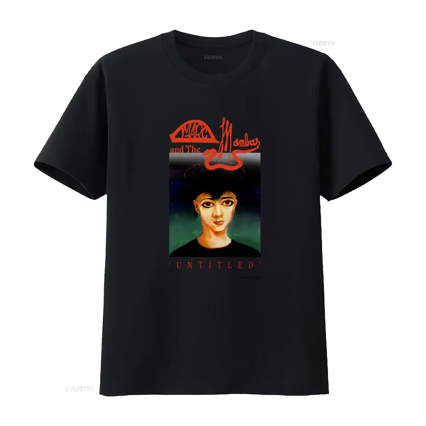 Marc and the mambas untitled album promo made in Europe shirt rare vintage Washed Soft homme graphic Comfortable streetwear