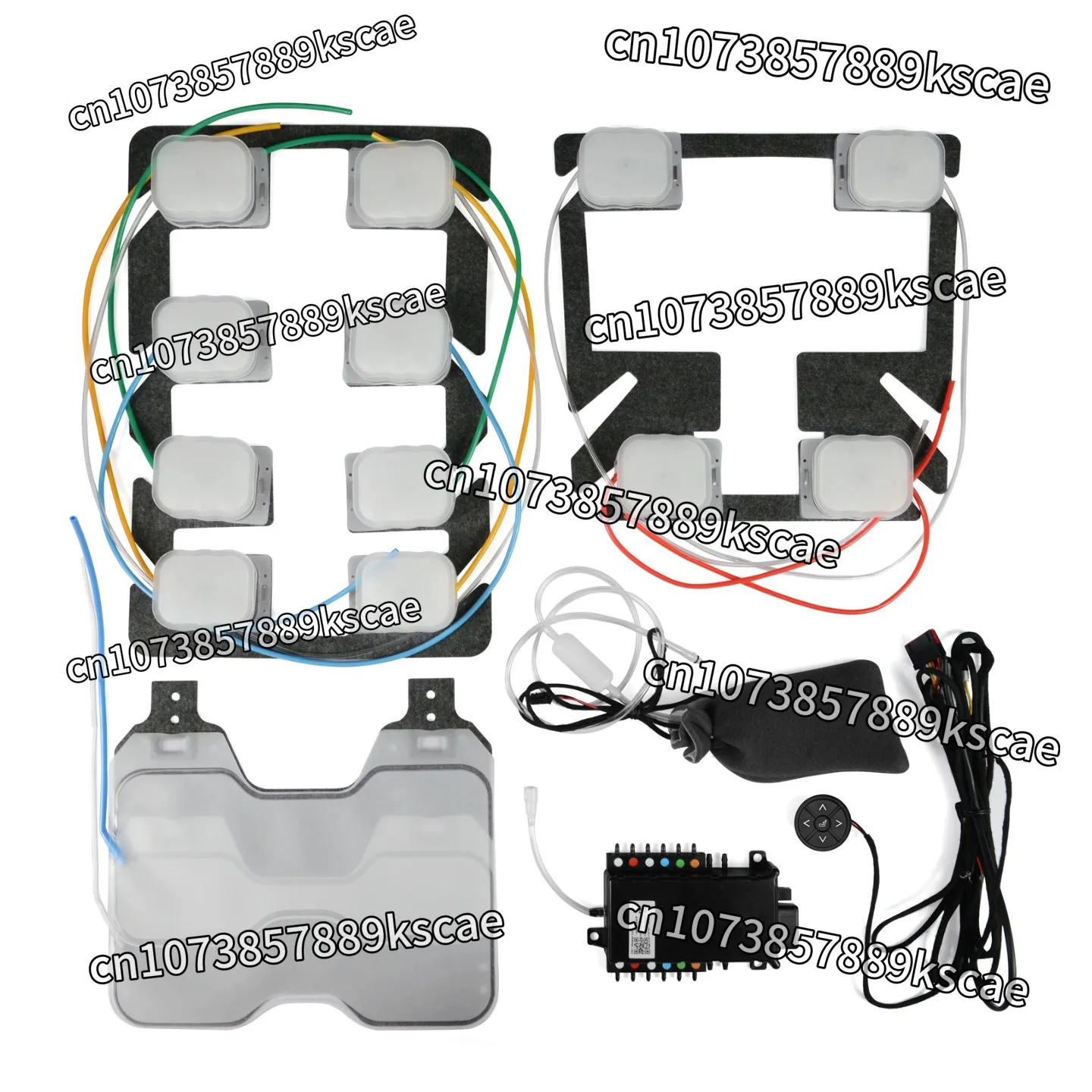 12 Air Massage Car Seat 2 Mode Lumbar Support for Long Drive Comfort Cushion