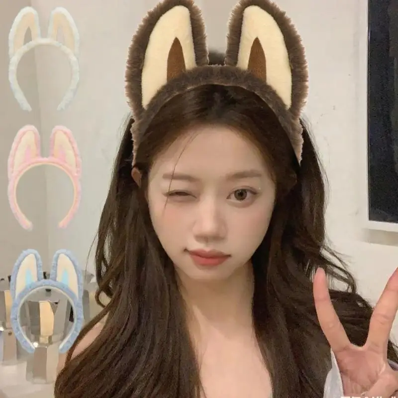 

Plush Headbands Cartoon Ears Furry Hair Bands Cartoon Animal Ear Head Hoop Cosplay Costume Cute Headwear Hair Accessories