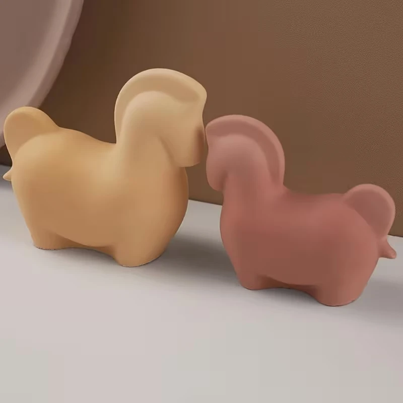 

2 Pack Large and Horse Resin Mold - Resin Casting Silicone Molds for Home Decor&Candle Making Wave Spiral Mold DIY Candle Moulds