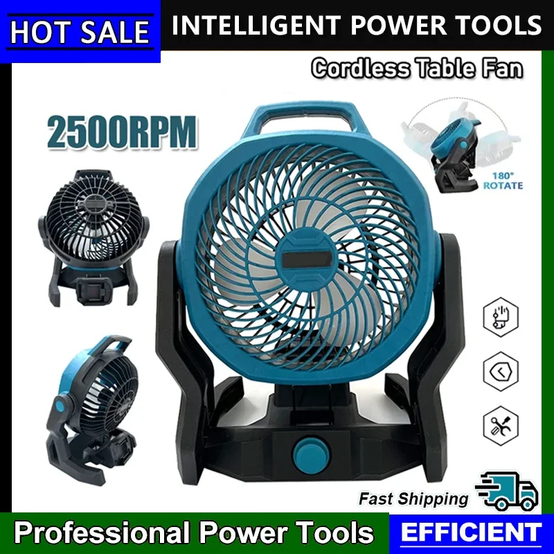 

Подходит для Makita, 3-скоростной настольный напольный вентилятор с питанием от сети, беспроводной настольный вентилятор, портативный вентилятор для кемпинга, многоцелевой регулируемый вентилятор