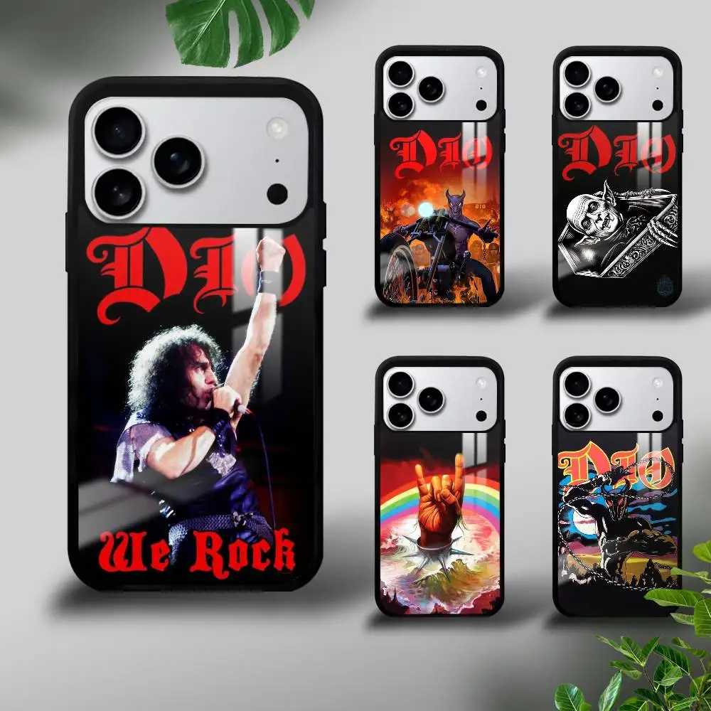 

D-DioS Band Cool Phone Case For iPhone 17 16 15 14 13 12 11 Pro Xs Max Mini Plus Celulares Hard Funda