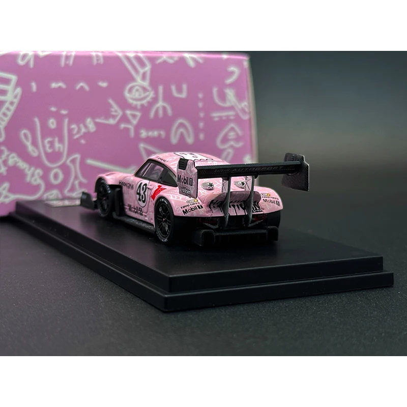 TPC In Stock 1:64 Hoonipigasus Matte Pink Pig SVRSR Diecast Diorama Car Model Collection Miniature Toys