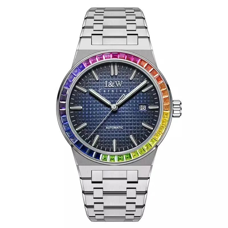 Reloj CARNIVAL Mens Dress Mechanical Watch Brand Luxury MIYOTA Automatic Movement Wristwatches for Men Waterproof Montre Homme