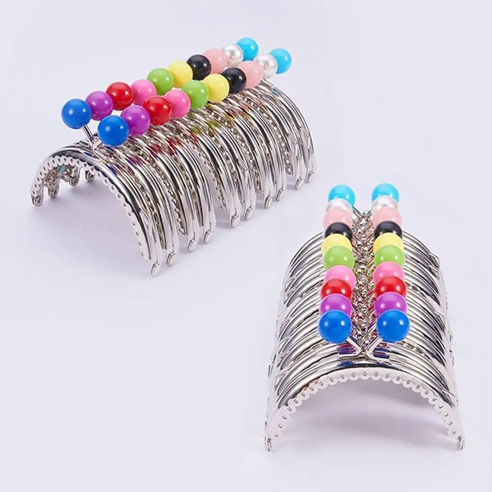 Candy Color Metal Purse Frame Kiss Clasp Purse Clasp Frame Bag Kiss Clasp Lock Purse Frame Bag Clasps Bag Frame Buckle DIY Craft