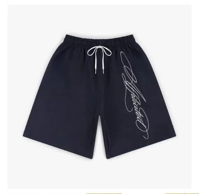 2026 Men's Shorts Streetwear American Retro Mens Hip Hop Graffiti Letter Baggy Sports Jogging Summer Casual Basketball Shorts