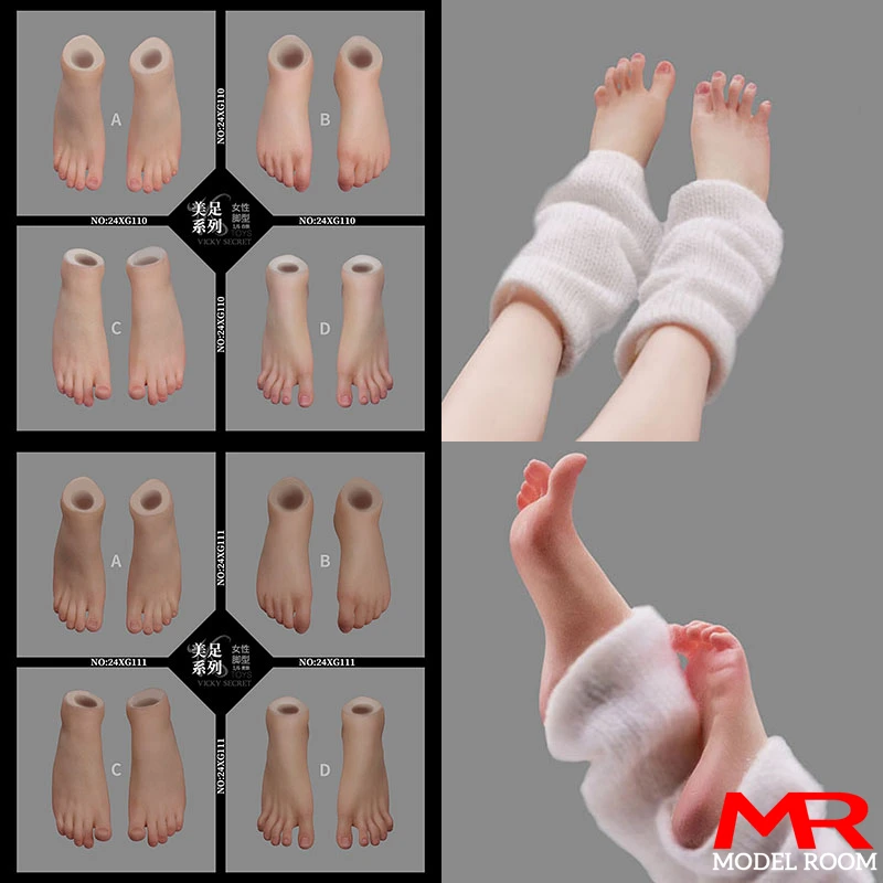 2025 Q2 VSTOYS 24XG110 24XG111 1/6 Female Foot Shap Seamless Body Accessories Fit 12'' TBL PH Pale Suntan Action Figure Dolls