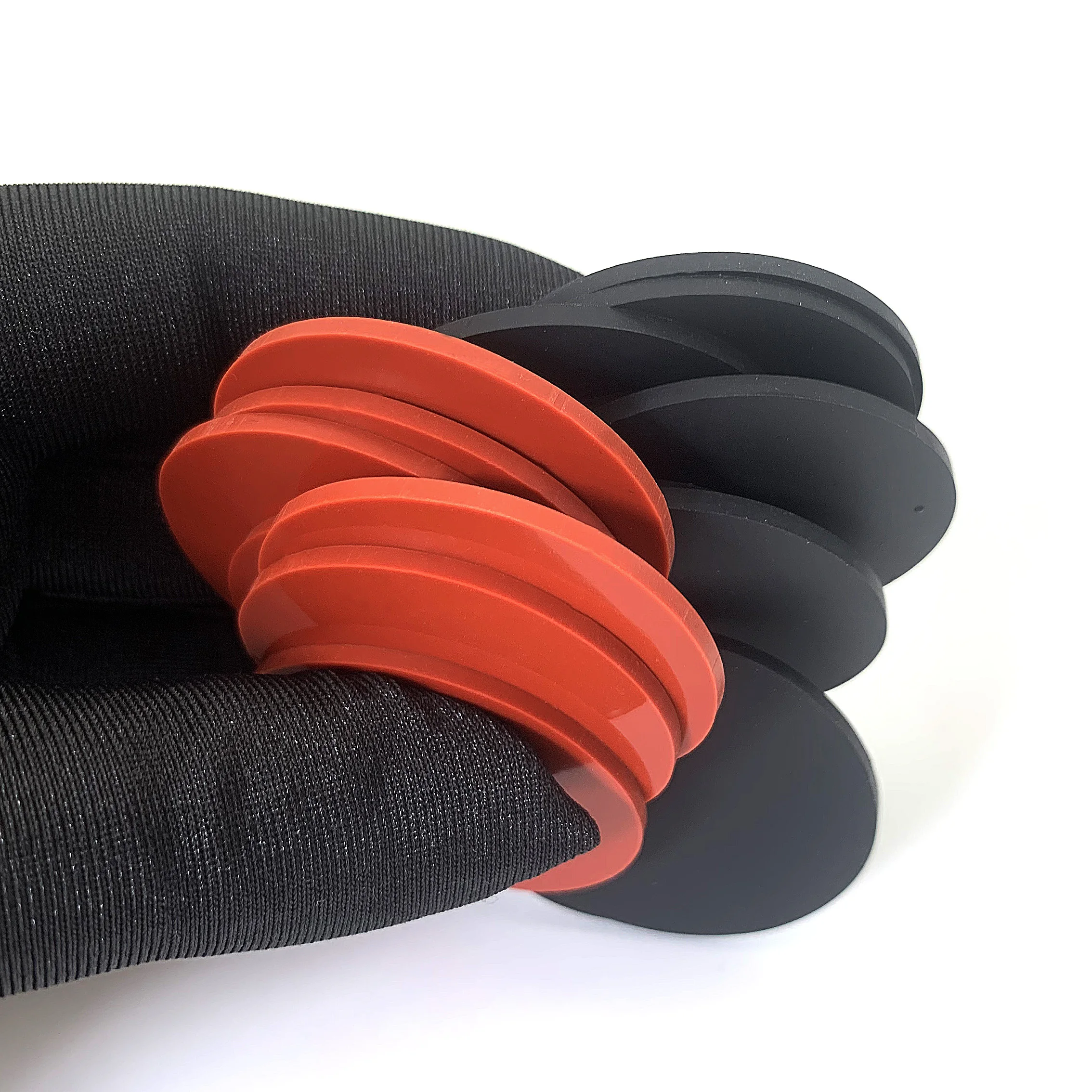 Black/Red Silicone …