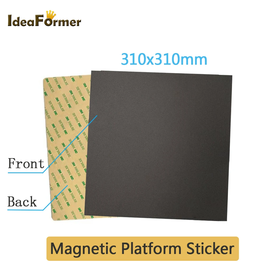 

Magnetic Base 310*310mm Platform Sticker+3M Build Plate Tape For 3D Printer CR10 /S Ender 3 Max Sidewinder X1 / X2 MEGA X