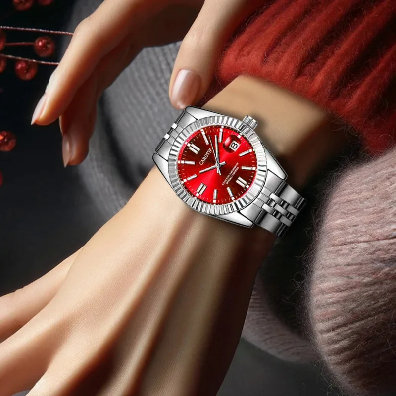 New Women Mechanical Watch Calendar Small dial Classic Fashion Limited Edition High end Ladies Mechanical wrist watches