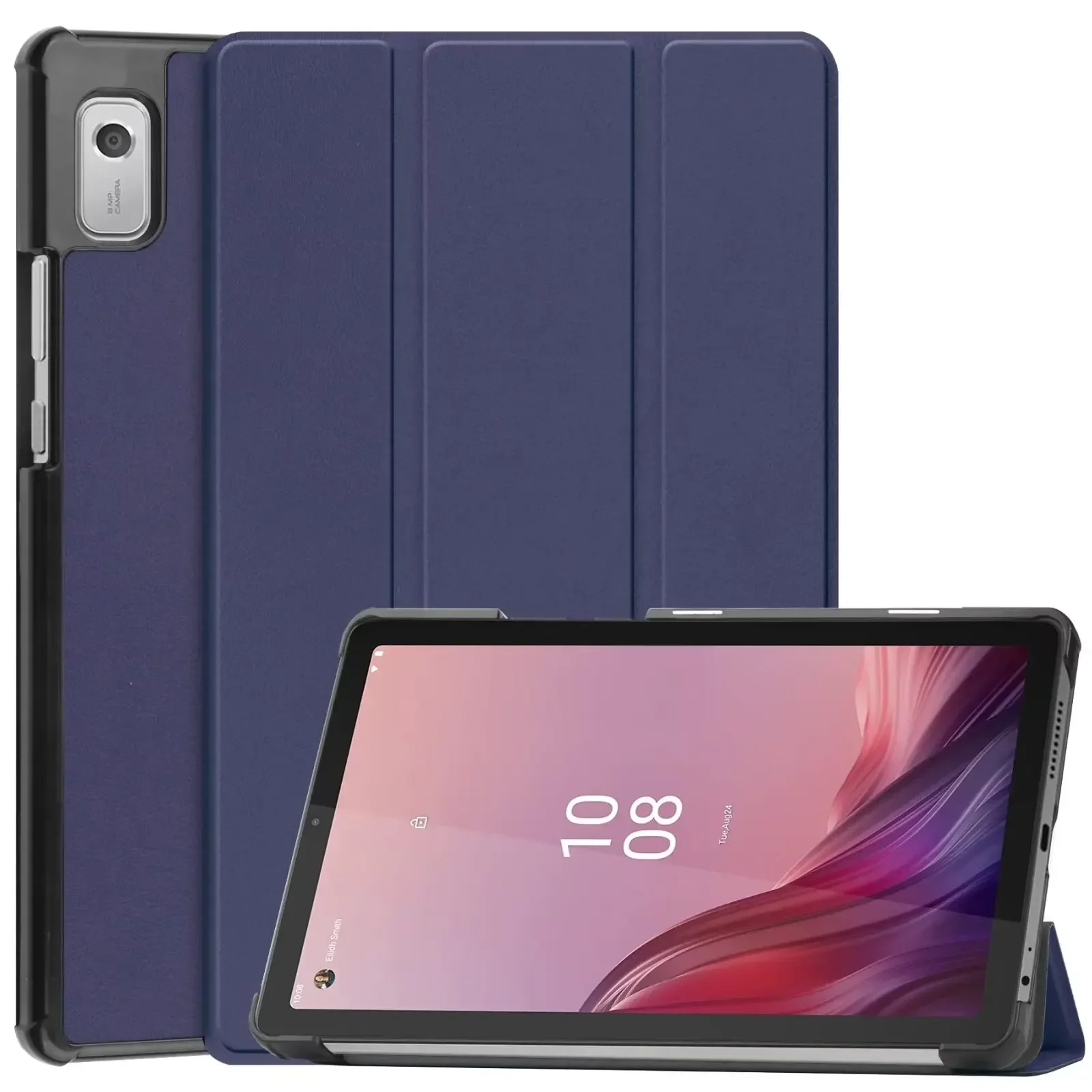 For Lenovo Tab M9 TB310FU Tablet Case Tri-Fold Leather Magnetic Stand 9 Inch (2023)Tablet Case for Lenovo Tab M9 TB310FU Cover