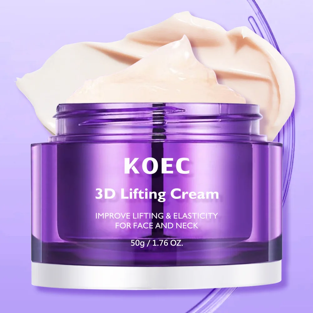 Face Neck Firming Cream 3D Lifting Moisturizer 50g Hydrating Smooth Skin Elasticity Daily Care