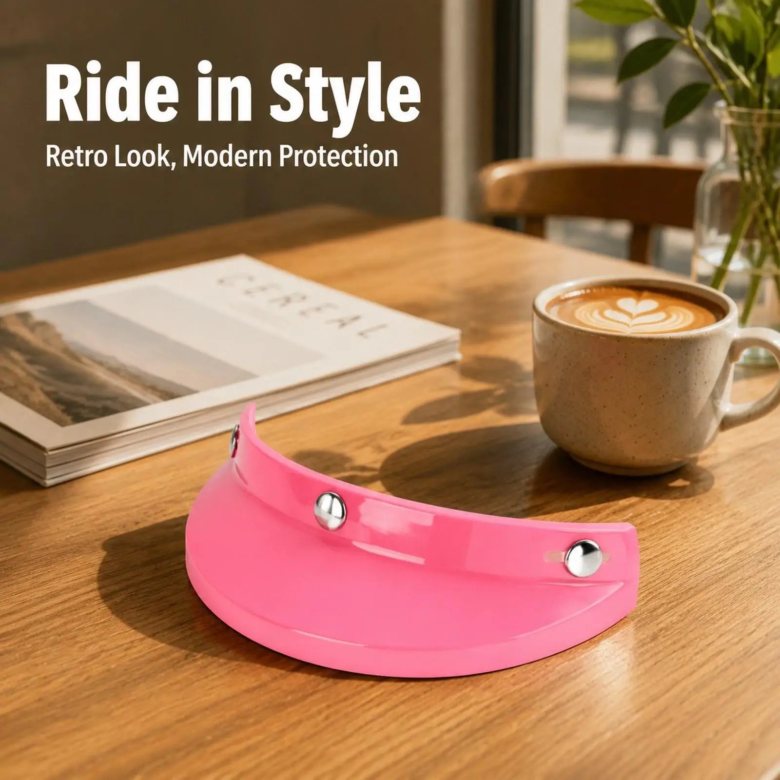 

Motorcycle Helmet Visor Easy to Install Practical Stylish Unique Peak