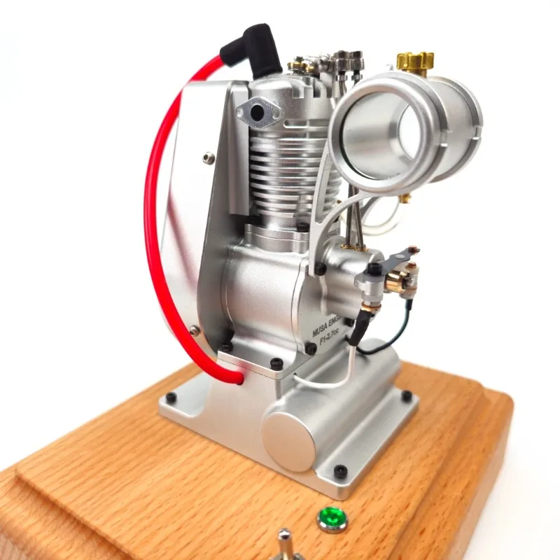 MUSA F1-2.7cc air-cooled single cylinder four stroke engine model with forced air-cooled transparent fuel tank