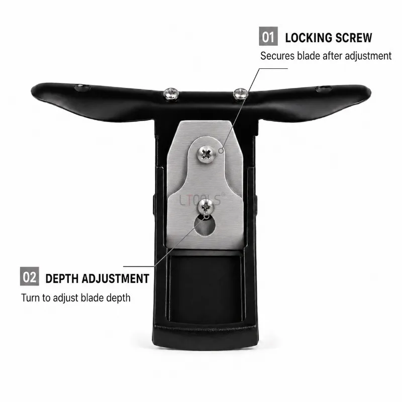 Adjustable Woodworking Hand Planes for Solid Wood Board Trimming Edge Smoothing Carpenter Hand Tool Iron Wood Push Planes