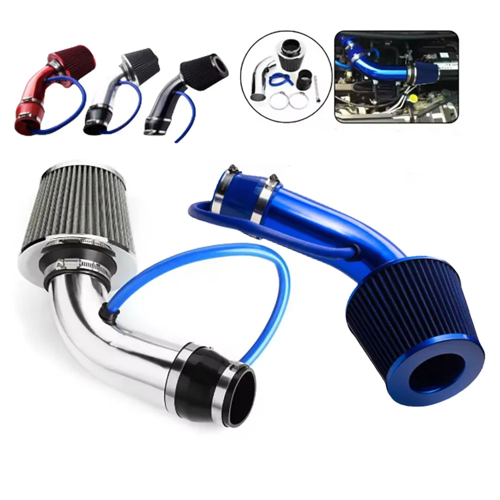 3-inch 76mm General Motors intake aluminum tube with air filter, intake system, turbocharger tube kit, high flow mushroom head
