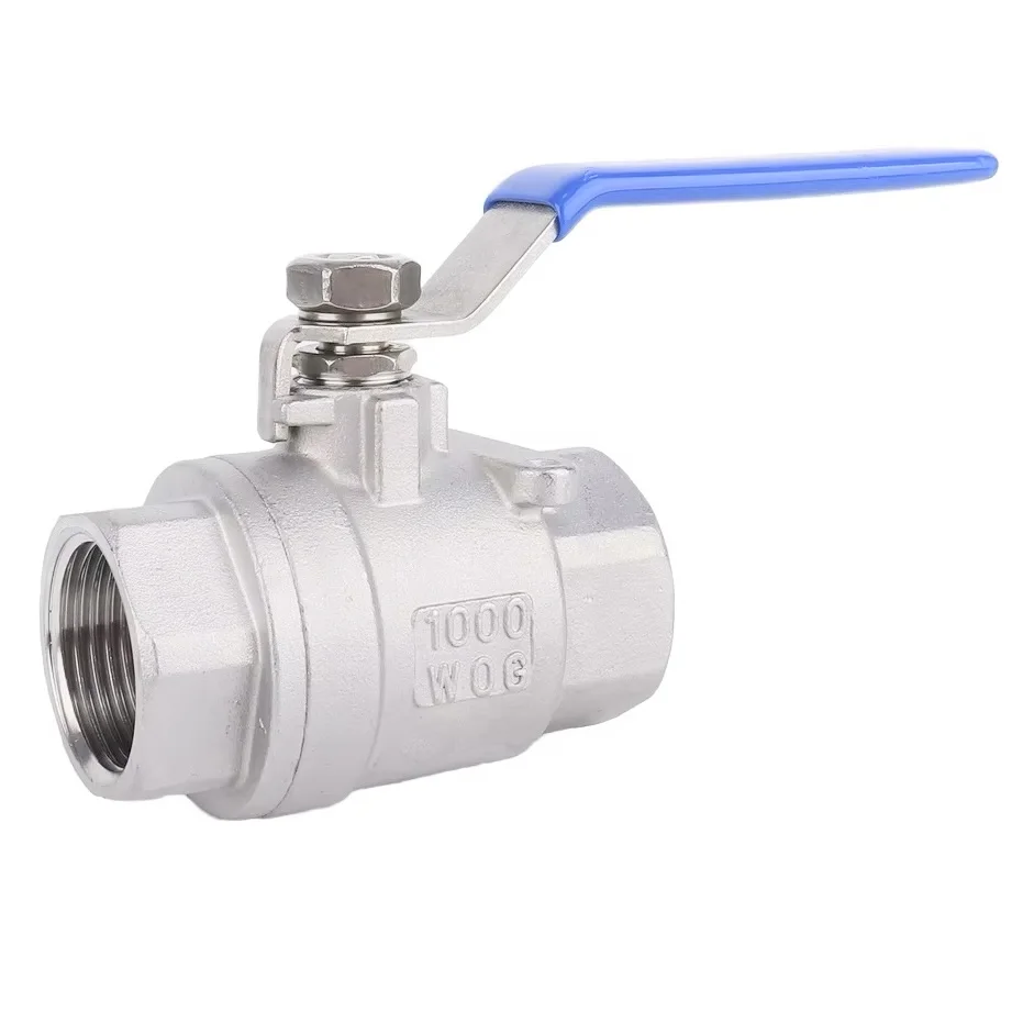 

1-1/2"316 Stainless Steel 2PC Forging Ball Valve,PT Full Port Ball Valve 1000PSI