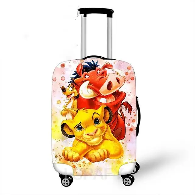 Disney The Lion King Simba Luggage Cover Elastic Suitcase Protective Cover For Travel Bag Anti-Dust Protective Cover