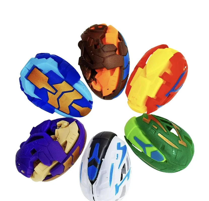 Kinderen transformeerbaar dinosaurus ei speelgoed plastic robot verrassingscadeau leuk speelgoed multi-stijl creatief klein geschenk twist ei robot