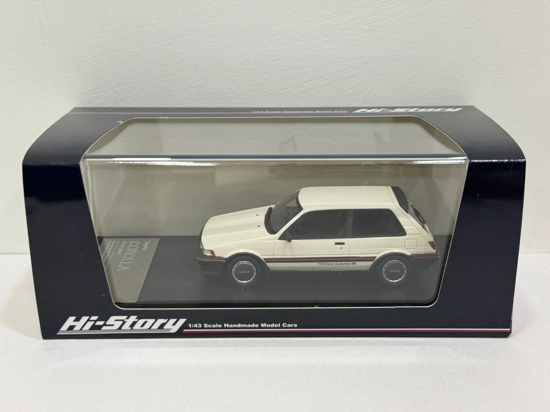 

Модель автомобиля Toyota Corolla из смолы, масштаб 1/43, Hi Story
