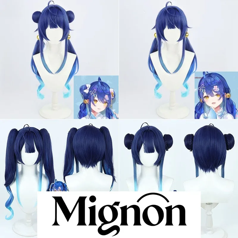 

VTuber Amamya Kokoro Japanese Dress cosplay wig Halloween gift