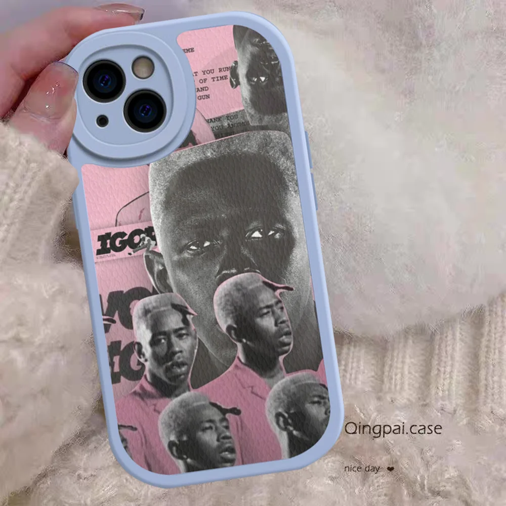 Hot rapper singer Tyler The Creator Phone Case Hard Leather For iPhone 15 14 13 12 Mini 11 14 Pro Max Xs X Xr 7 8 Plus 6 6s