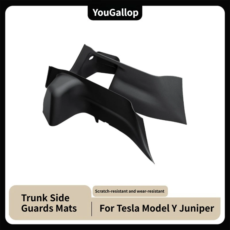 

For Tesla Model Y Juniper/Launch 2025 Rear Trunk Side Anti-Kick Pad Full Coverage Protection Kit Car Anti-dirty Pad Accessories