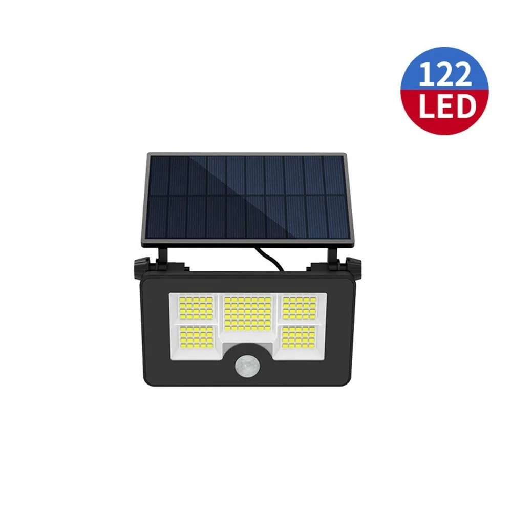 太陽光発電-led-ソーラーライト-折りたたみ式-4-つの動作モード-ソーラーガーデンランプ-超高輝度モーションセンサー屋外ウォールライト