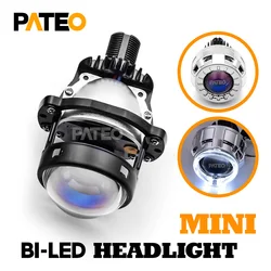 H7 LED Mini Lenses For Headlight Bi-led Projector Lens 1.8 2.0 inch H4 9005 9006 LED Auto Car Lights Accessories Retrofit Tuning