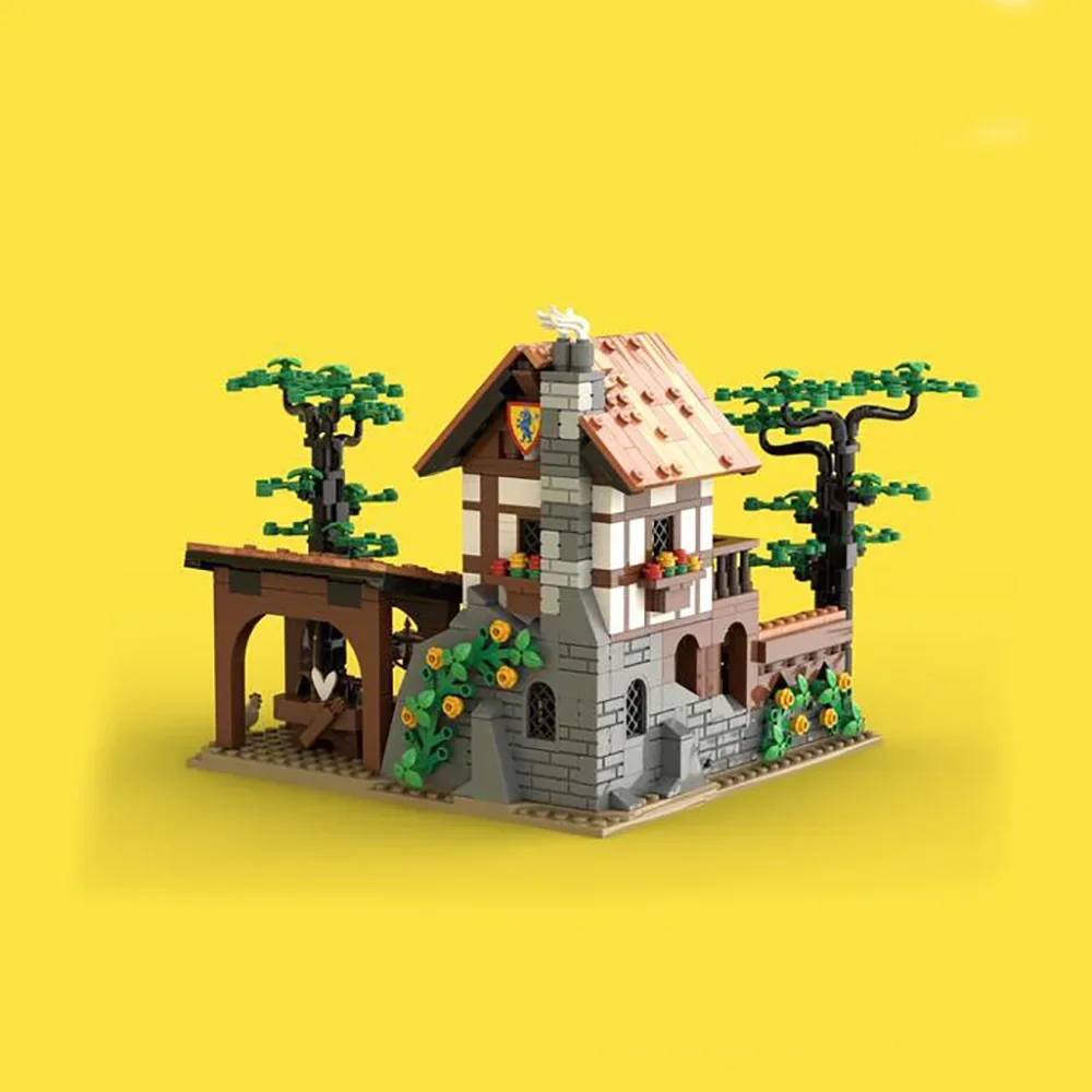 

The MOC building block toy Medieval Castle series model creative assembly toys are suitable for all architecture enthusiasts