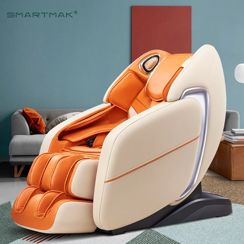 Silla de Masaje Comercial Zero Gravity 3D 4D con Bolsas de Aire para Masaje Corporal Completo