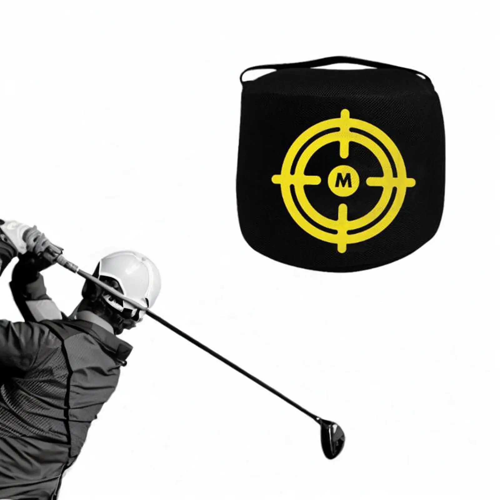 Golf Training Smash Bag Waterproof Position Correction Swing Aid Polyester Trainer for Home Gym Beginner Golf Practice