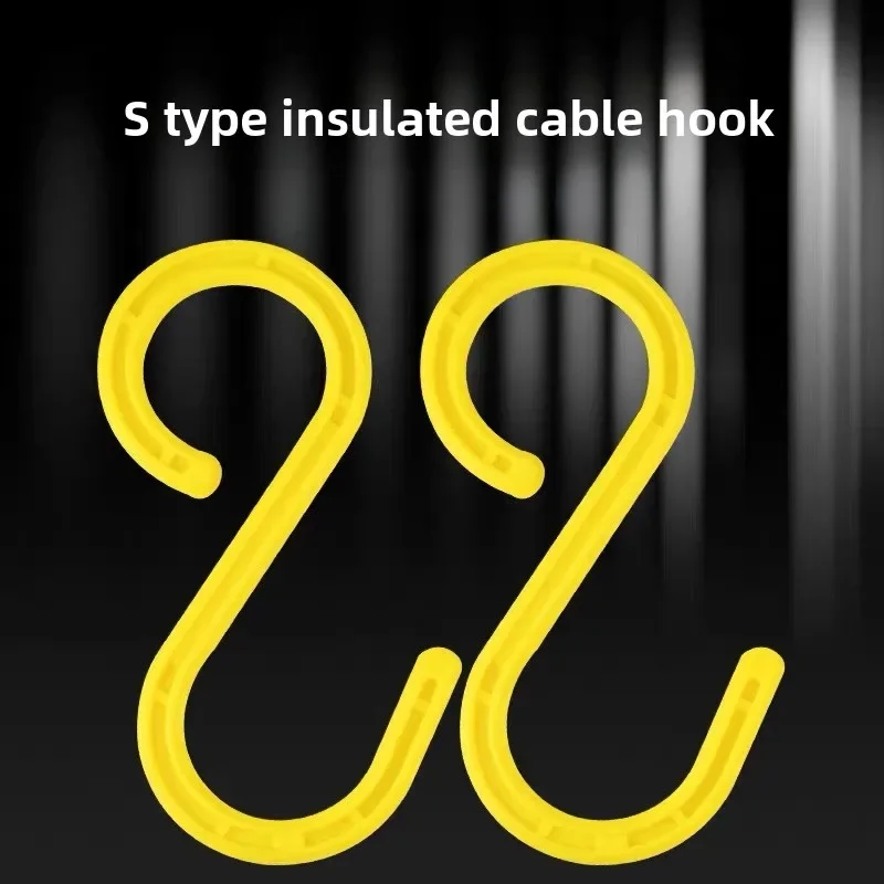 SPlastic large curved hooks for scaffolding, construction site hooks, and mining insulated wire and cable hooks