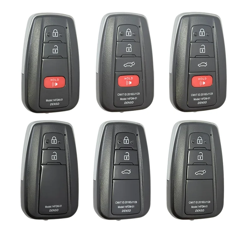 VVDI XM38 8A Board 2 3 4 BTN Сменный корпус смарт-ключа для Toyota Corolla Camry RAV4 C-HR Prius Prado Corolla Cross 2018-2019